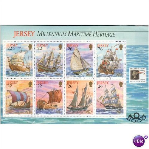 Jersey 2000 - SG MS946 - "Stamp Show 2000" Jersey Millennium Maritime Heritage
