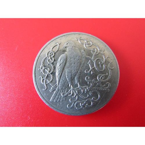 1980 QUEEN ELIZABETH II ISLE OF MAN TEN PENCE FREE POST. X