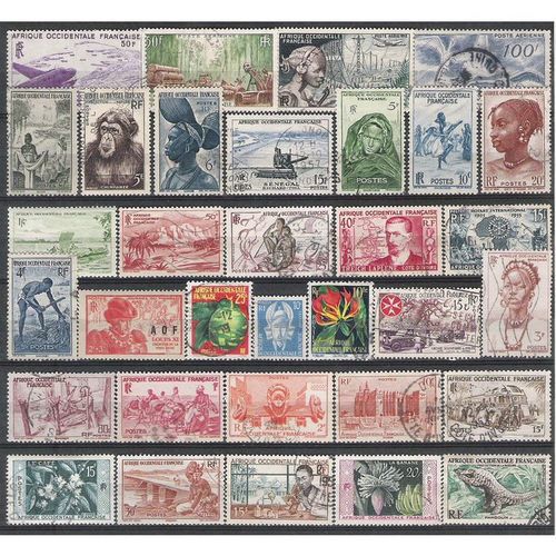 AOF LOT OBLITERE ( USED )