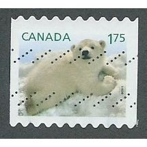 CAN 2011 $1.75 (S/A) 'BABY WILDLIFE' FINE USED (EBID44-281)