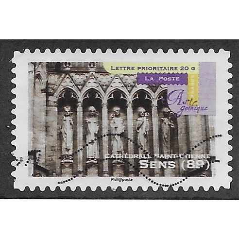 FRA 2011 (58c) 'GOTHIC ART - SENS 89' FINE USED (EBID56-502)