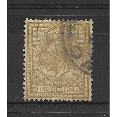 GB.SG429 1s Bistre-Brown.Variety Unchecked.Fine Used.Mar19