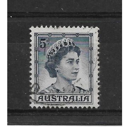 Australia.SG314 5d Queen Elizabeth II (Deep Blue).Fine Used.Jan22l