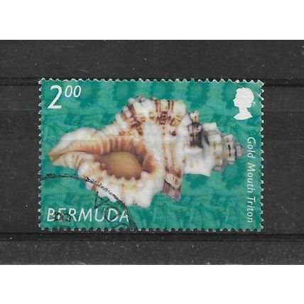 Bermuda.SG905 $2 Gold Mouth Triton.Fine Used.May22