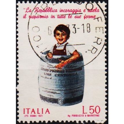 Italy. 1971 50L S.G.1296 Used