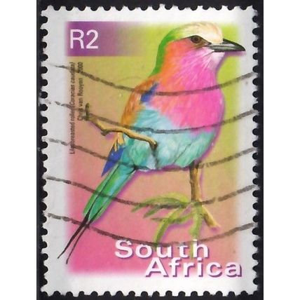 South Africa, 2000 R2 Lilac-breasted Roller, SG 1286 (Scott #1192a), used