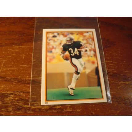 1985 Topps Stickers, WALTER PAYTON HOF, Steelers, #156