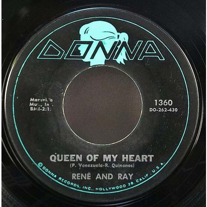 Rene and Ray - Queen of My Heart / Do What You Feel Vinyl 45