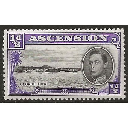 Ascension Island 1938 SG38 1/2d Black & Violet Mounted Mint ..