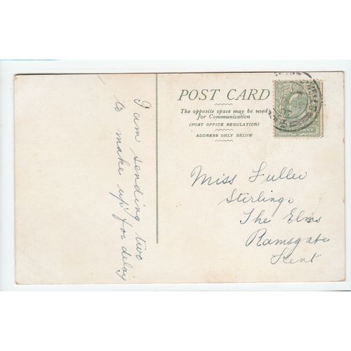 On the Pantiles Tunbridge Wells Postcard 1907 Kent 6419