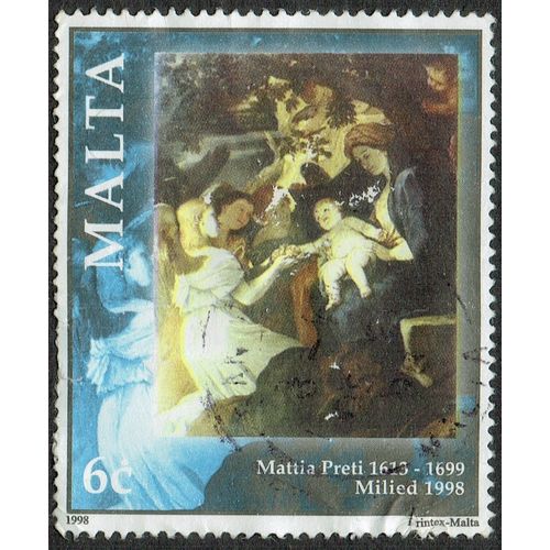 Malta 1998 Christmas 6c Multicoloured SG1090 GU