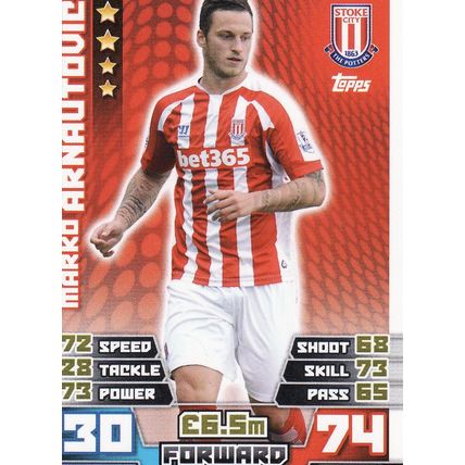 Match Attax 2014/2015 269 Marko Arnautovic Stoke City