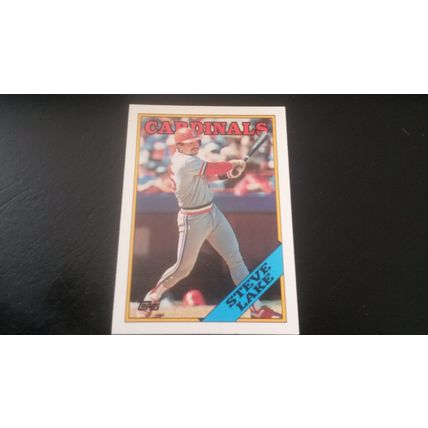 1988 Topps Card # 208 Steve Lake Excellent (5) St Louis Cardinals