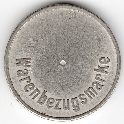 Germany : Automatic Token : Warenbezugsmarke (no other marking)