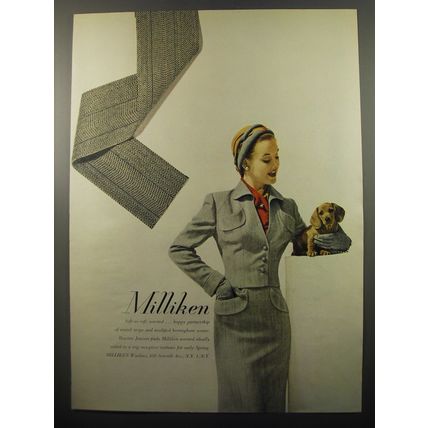 1950 Milliken Woolens Advertisement - Braetan Juniors Suit