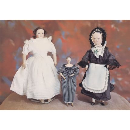 German & Dutch Porcelain Victorian Doll Arreton Isle Of Wight Postcard