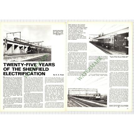 The Shenfield Electrification Railway Essex Liverpool Street -1975 Article
