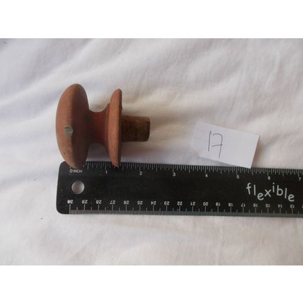 DOOR KNOBS WOODEN ( 17) (09/01) # # x 1