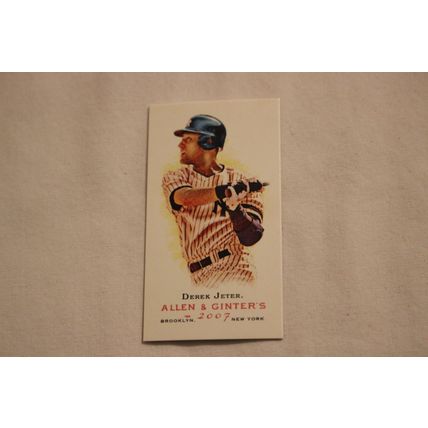 Derek Jeter 2007 Topps Allen & Ginter's MINI NO. 150