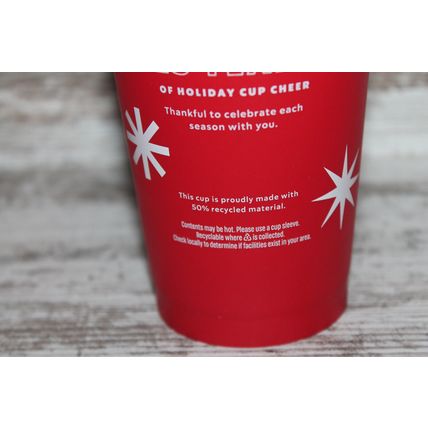 Starbucks Holiday Tumbler 16oz Christmas Cup Grande 25 Years Reusable Red