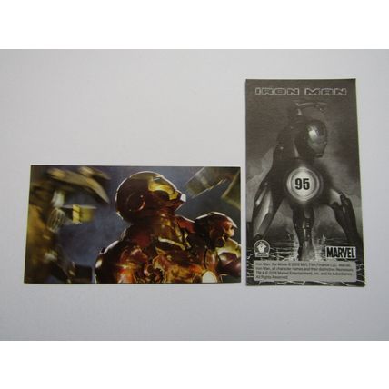 Marvel - Iron Man The Movie 2008 - Preziosi Sticker Drop-down Choice (e18)