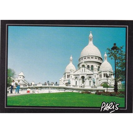 Paris Sacre Coeur France Postcard unused VGC