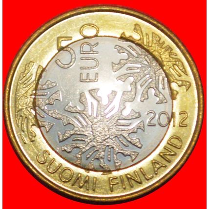 FAUNA: FINLAND ★ 5 EURO 2012 BI-METALLIC UNC MINT LUSTRE!★LOW START★NO RESERVE