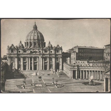 Basilica di San Pietro, Roma, c.1910 - Vecchioni e Guadagno Cartolina