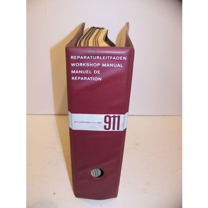 PORSCHE 911 WORKSHOP MANUAL 1965 + SUPPLEMENTS GERMANY