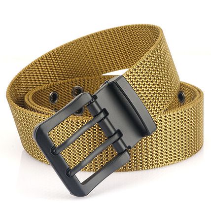 Durable sturdy men's nylon belt Fashionable youth casual quick-dry belt