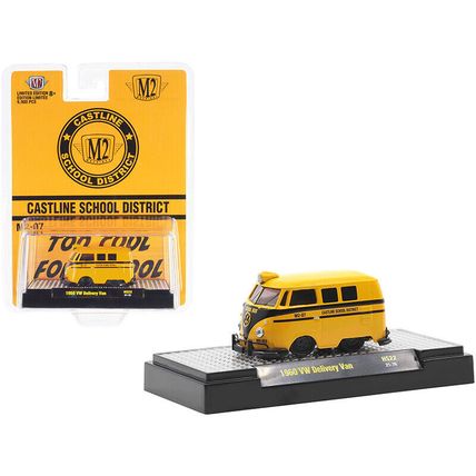 1960 Volkswagen Delivery Van School Bus Yellow with Black Stripes "Castline S...