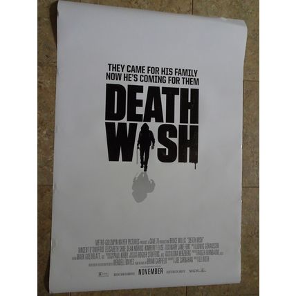 DEATH WISH - MOVIE POSTER - ADVANCE