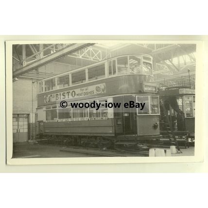 tm5114 - London Transport Tram no 1025 in Depot Shed - photograph