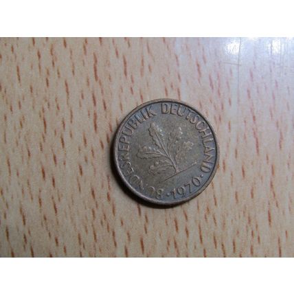 1970f 1 Pfennig Germany Coin