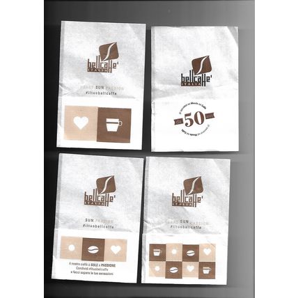 Tovagliolini da Caffè - Lotto 4 pezzi Bellcaffè