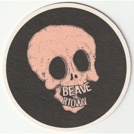 BEER MAT - BEAVERTOWN BREWERY - PEACE, LOVE AND BEER - (Cat No 031) - (2016)