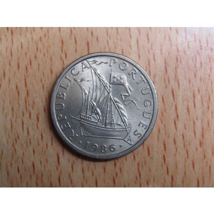 Portugal 1986 $5 Escudos Coin