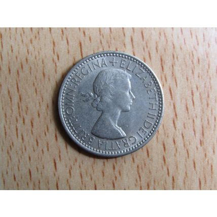 GB 1953 Elizabeth II Scottish 1/- Shilling Coin High Grade A/U