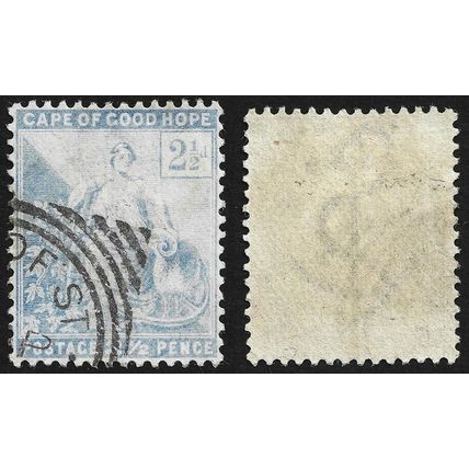CAPE OF GOOD HOPE 1896 2 1/2d Sc#57/SG#63 USED @E3544