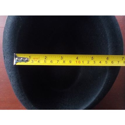 BLACK MEN'S AND WOMEN'S FELT TRILBY (see description)