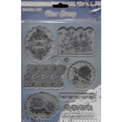 Flowers Clear Stamp Set. A5 Cardmaking Scrapbooking Crafts Stamping