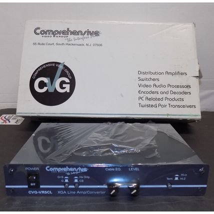 XGA Line Amp/Converter cvg-vr5cl Video Line Amplifier New Missing 12v AC Adapte