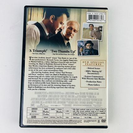 Road to Perdition DVD Full Screen Edition Tom Hanks Paul Newman Jude Law