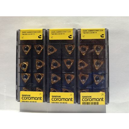SANDVIK 266RL-16MM01F200E 1135 *60 ISO-2.0 INT R CoroThread 266, 1box=10pcs New
