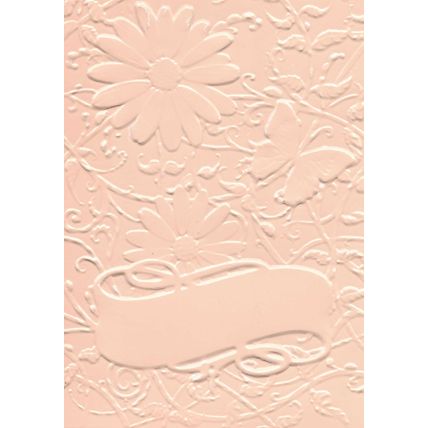 5"x7" Embossed Card. 10 Sheets. Floral (34). Cardmaking Scrapbooking Crafts