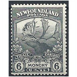 Newfoundland 1919 SG135 6d Slate-Grey Mounted Mint ...