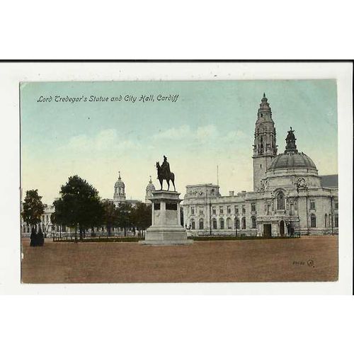 Wales CARDIFF City Hall Postcard by Valentine (67530)