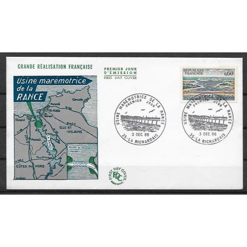 FRANCE FDC 1 ER JOUR N° 1507 OBLITERE ( USED )