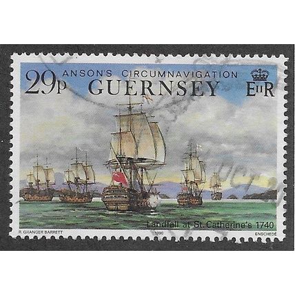 GUE 1990 29P '250TH ANN ANSONS CIRCUMNAVIGATION' FINE USED (EBID66-818)