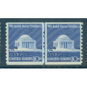 1520 10c Jefferson Memorial Fine MNH CLP B0877